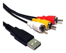Comprar 5 Cabos Adaptador Usb X Av 3rca Macho 1,5m Tv Áudio E Vídeo