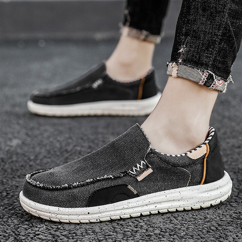 Zapatos De Lona Para Hombre Casual Caminar Tenis