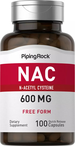 Nac N-acetyl Cysteine 600 Mg - Unidad a $660