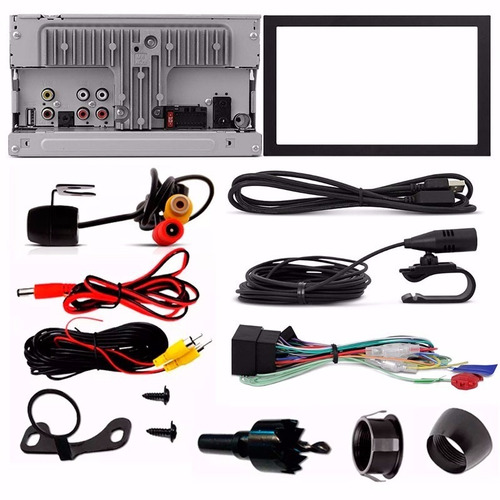 Kit Multimídia Pioneer Avh-288bt Corolla Usb Câmera Moldura