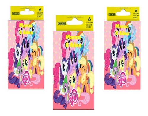 My Little Pony Lapices De Colores Personalizados X10    