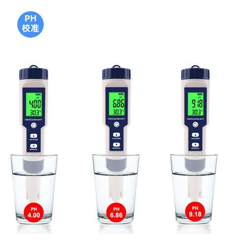 . Medidor De Ph Tds Teste De Condutividade E Salinidade Da