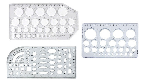 La Regla Geométrica Multifuncional Suministra Una Regla De M