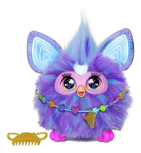 Furby Púrpura Peluche Interactivo Para Niñas Y Niños