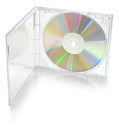 Cajas Slim Para Cd's O Dvd, De Acrílico Trasparente X 10 U.