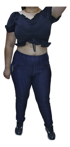 Pantalón Mujer Semi Formal Vestir Calza - Adcesorios