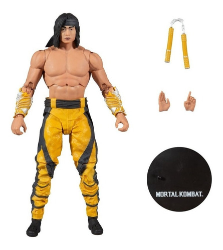 Liu Kang Fighting Abbot Mortal Kombat 11 Videogame Mcfarlane