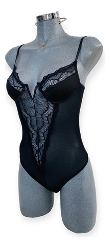 Lote 6 Piezas Body Dama Pantiblusa Encaje Y Mesh Unitalla