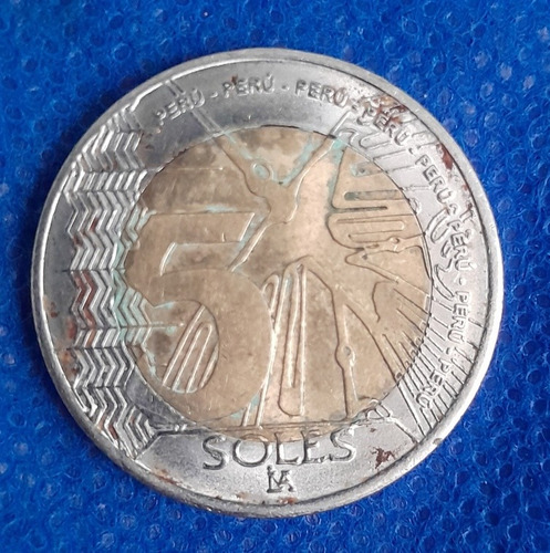  Monedas Antigua De Peru, Sol, Buen Estado 