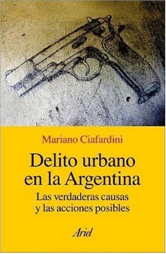 Delito Urbano En La Argentina - Ciafardini - Ed Ariel