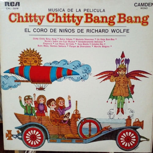 Chitty Chitty Bang Bang Disco De Vinilo Lp Infantil Ost