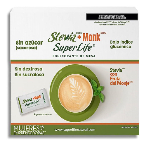Endulzante Super Life Stevia Sin Calorías 