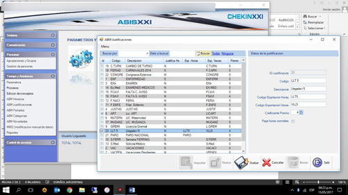 Imagen 7 de 8 de Software Cronos Asis Lite Reloj Control Horario Asistencia