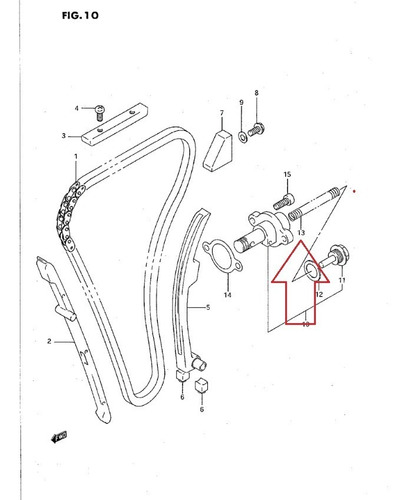 Mola Do Tensor Rf600/900r/gsx-r750/1100 Original Suzuki