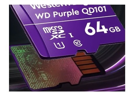 Western Wdd064g1p0c Memoria 64gb Micro Sdxc Linea Purple