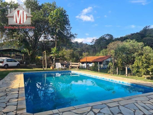 Imagem 8 de 30 de Ótima Chácara Com 3 Dormitórios, Piscina, Lago, Pomar, Acesso Todo Asfaltado, À Venda, 1600 M² Por R$ 370.000 - Zona Rural - Pinhalzinho/sp - Ch0983