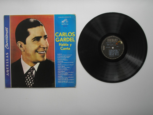 Carlos Gardel Habla Y Canta Lp Vinilo Colombia 1980