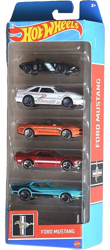 Hotwheels - Serie Ford Mustang - Pack X 5 - Original Mattel