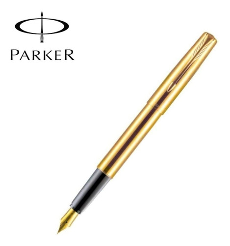 Pluma Fuente Parker Frontier Gold Dorado Incluye Cargas