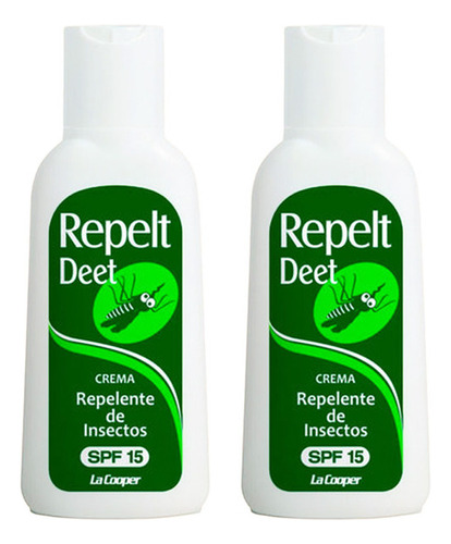 2 Repelt Deet Crema 90g - La Cooper