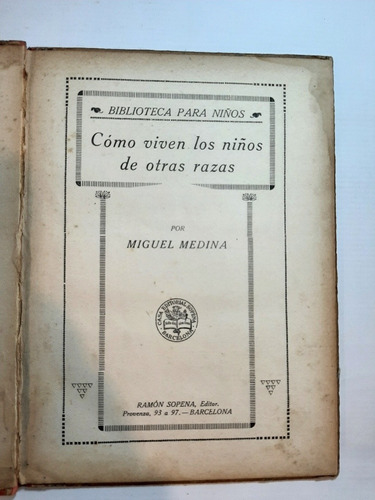 Antiguo Libro Biblioteca Para Niños Lote X3 1917/1920 Ro 864