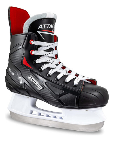 Patines Para Hielo  De Hockey Color Negro