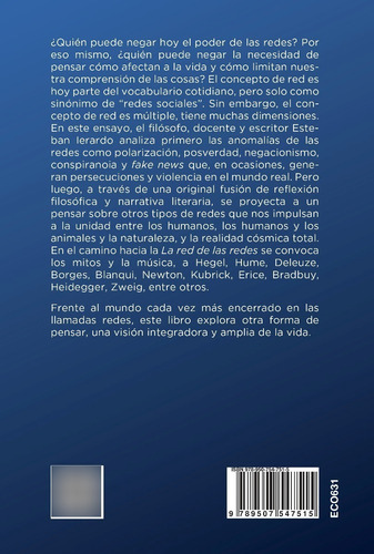 La Red De Las Redes Entre Lo Virtual Y Lo Real De Ierardo Esteban Editorial Continente Tapa Blanda En Español 2022
