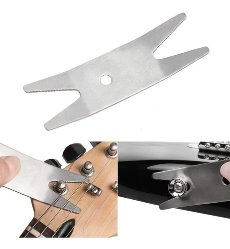 Pinza Corta Cuerdas + Llave Ajuste Bajo Guitarra Luthier S.
