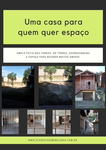 Imagem 3 de 26 de Sobrado Nobre, Para Que Gosta De Beleza E Comodidade. Construído Em Madeira Nobre, Todo Duplado, Com Cômodos Amplos, Cozinha Com Móveis Planejado. - Rs - So0001_elo