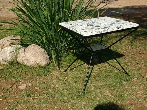 Mesa Matera De Terrazo Pulido Brillante