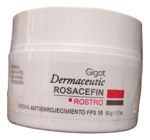 Gigot Rosacefin Crema Facial 50 Gr. Ideal Para La Rosacea 