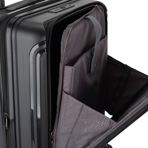 Valija De Viaje Biwo Rígida Carry On Cabina Porta Notebook Negro
