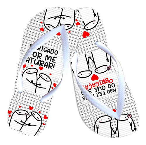 Imagem 2 de 7 de Caneca Flork Namorados Obrigação Engraçado Chinelo E Bombom