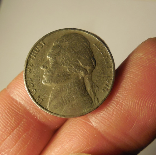 Moneda 5 Centavos. Estados Unidos 1976.