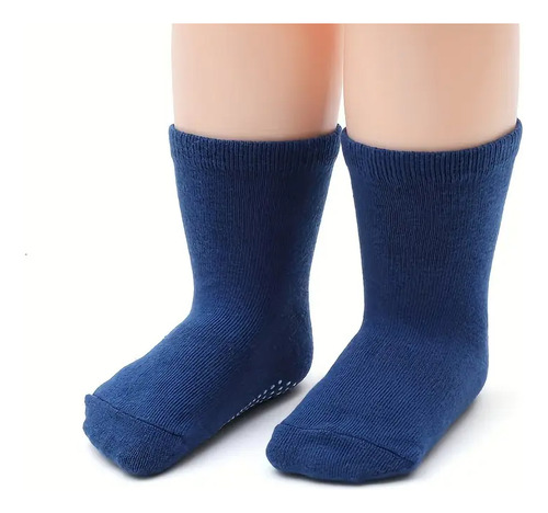 6 Pares De Calcetas Para Niños Antiderrapantes Multicolor