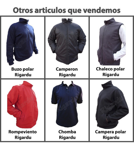 Imagen 5 de 5 de Campera Polar - Rigardu - Por Mayor Y Menor