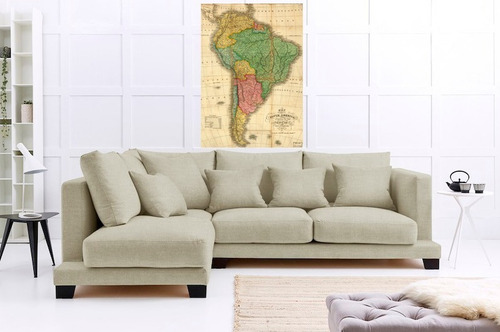 Mapa Antiguo Papel Foto Sudamerica 1826 - 85 X 120 Cm