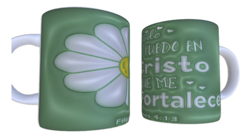 Taza Plastica Personalizada Cristianas Religion Frases Nro18