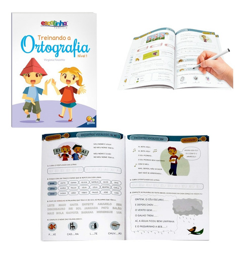 Treinando A Ortografia - Nível 1, 2, 3 E 4 - Acima De 6 Anos