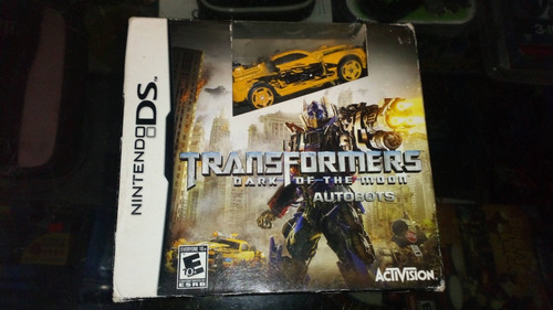 Nintendo Ds Transformers Dark Of The Moon Con Juguet Autobot (Usado)