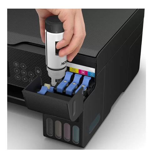 Imagen 5 de 6 de Impresora Epson L3260 Wifi Multifuncion Panel Digital Color Negro