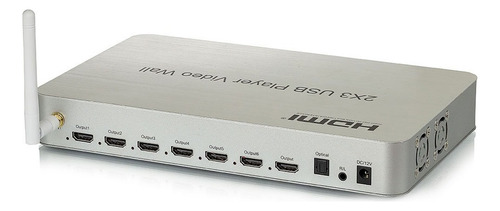 Controlador De Vídeo Wall 2x3 Usb / Hdmi- 4k 2k