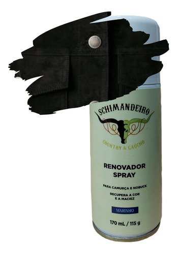 Renovador Spray Schimandeiro Para Camurça E Nobuck Desbotado