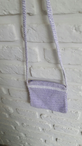 Carterita Crochet Nena Lila
