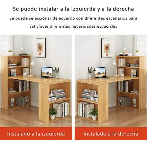 Escritorio De Madera Moderno Y Sencillo Para Computadora