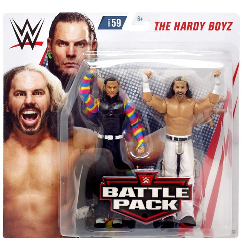Hardy Boyz Jeff Hardy & Matt Hardy WWE Battle Pack serie 59 Figuras de Juguete-Nuevo 