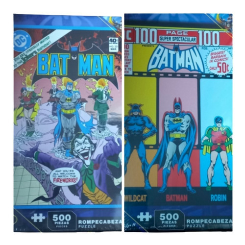 Rompecabezas Batman Tapa Comic 500piezas 2 Modelos Mundotoys