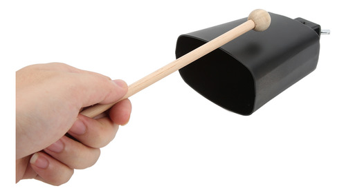 Percussão Manual Cowbell Metal Cow Bell Noise Maker