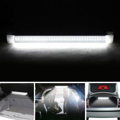 Tubo Led 72 Lámpara Auto Reparación Carro Luz Fluorescente B