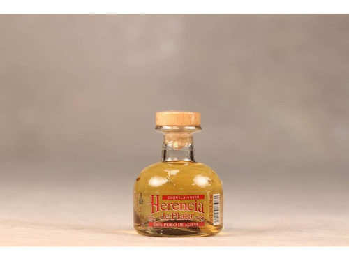 Pack De 4 Tequila Herencia De Plata Añejo Mini 50 Ml